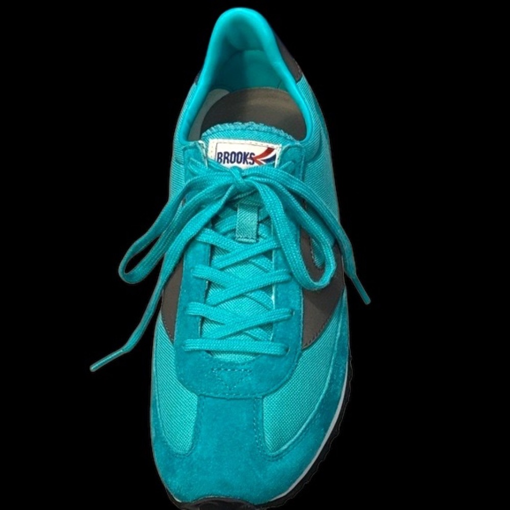 NWOT- Brooks Heritage Vanguard Sneakers in a Teal & Gray Colorway - Picture 6 of 13